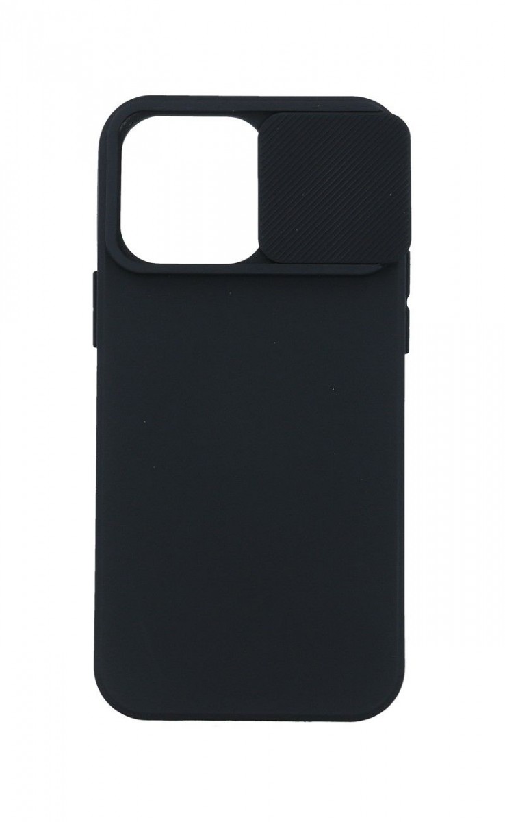 Zadní kryt TopQ Camshield Soft na mobil iPhone 14 Pro Max černý
