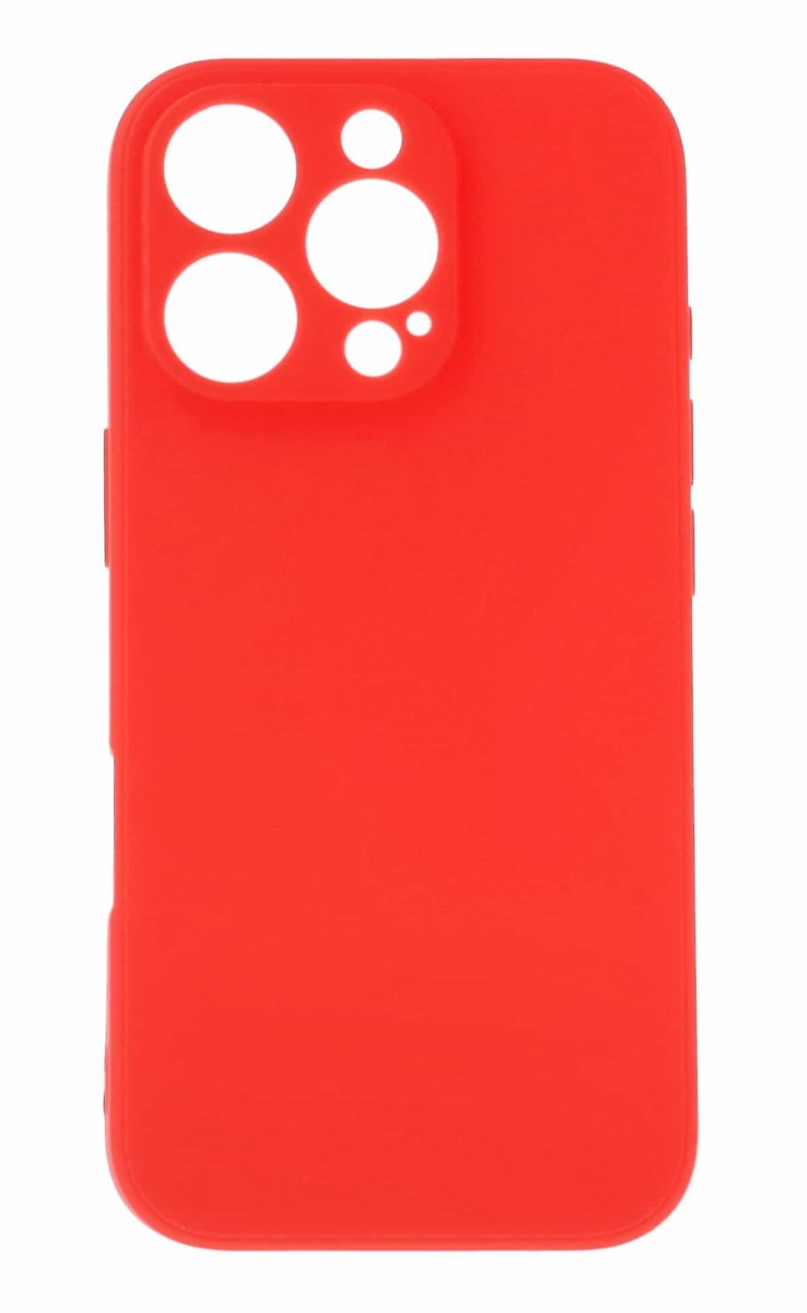 Zadní kryt TopQ Pastel na mobil iPhone 16 Pro červený