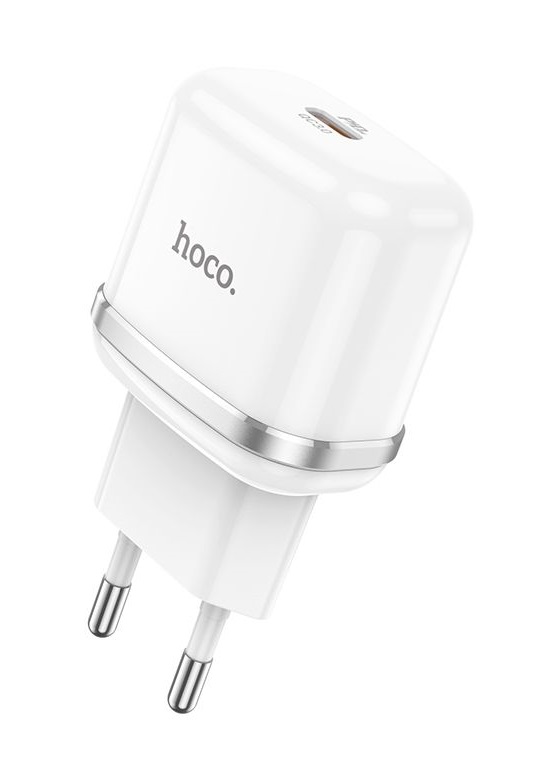 Adaptér HOCO N24 s funkcí rychlonabíjení 20W bílý