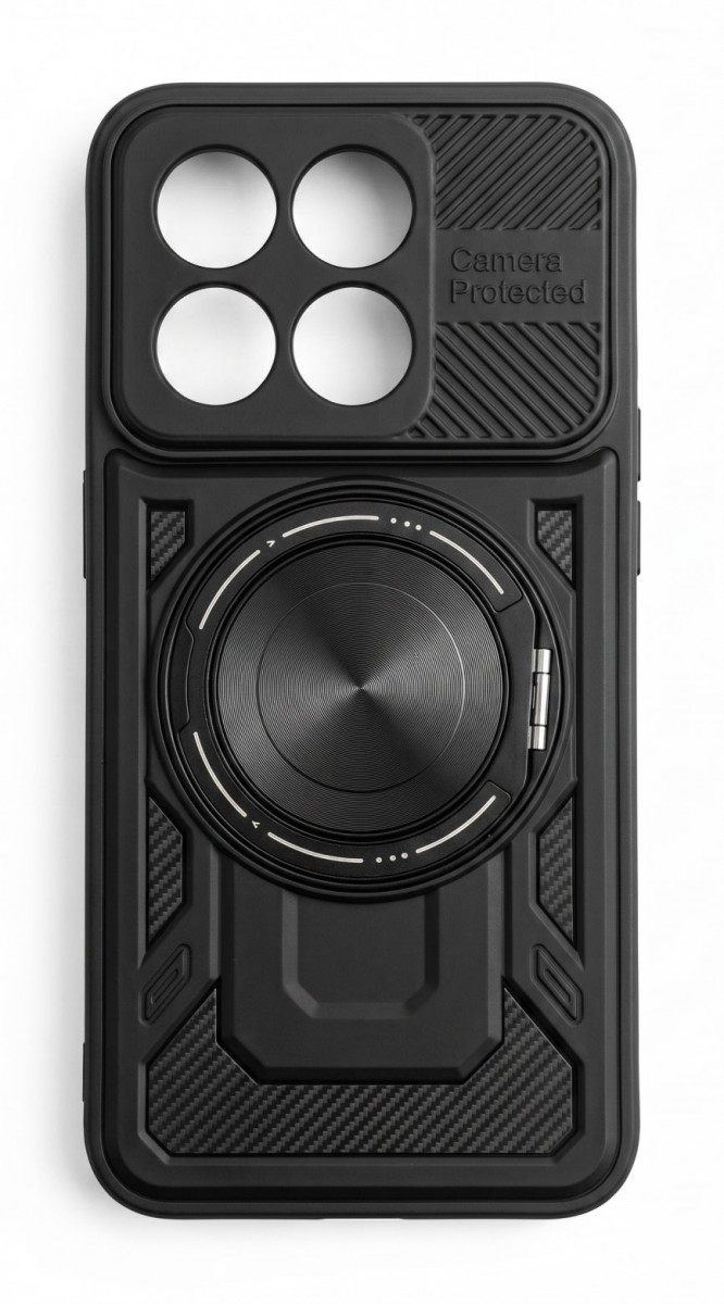Zadní kryt TopQ RuggedCam na mobil Xiaomi 15T černý