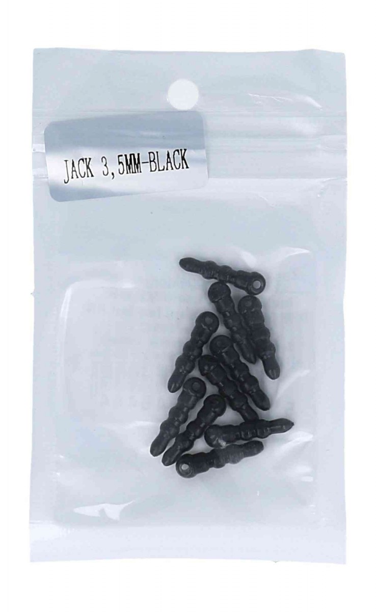 Záslepka do konektoru mobilního telefonu TopQ 3,5 mm jack černá 10ks