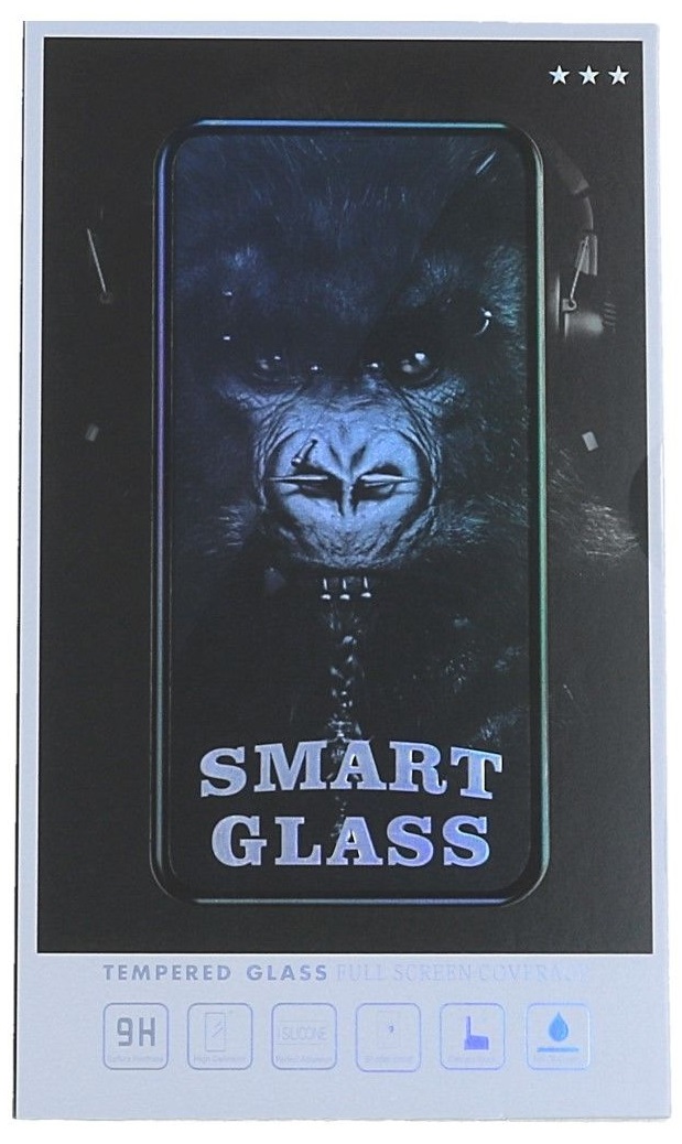 Tvrzené sklo SmartGlass na mobil iPhone 14 Pro Max Full Cover černé