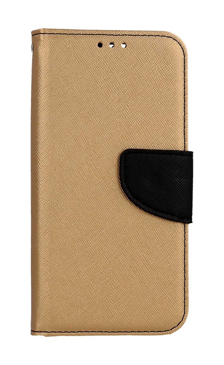 Knížkové pouzdro TopQ na mobil iPhone 15 Pro zlaté