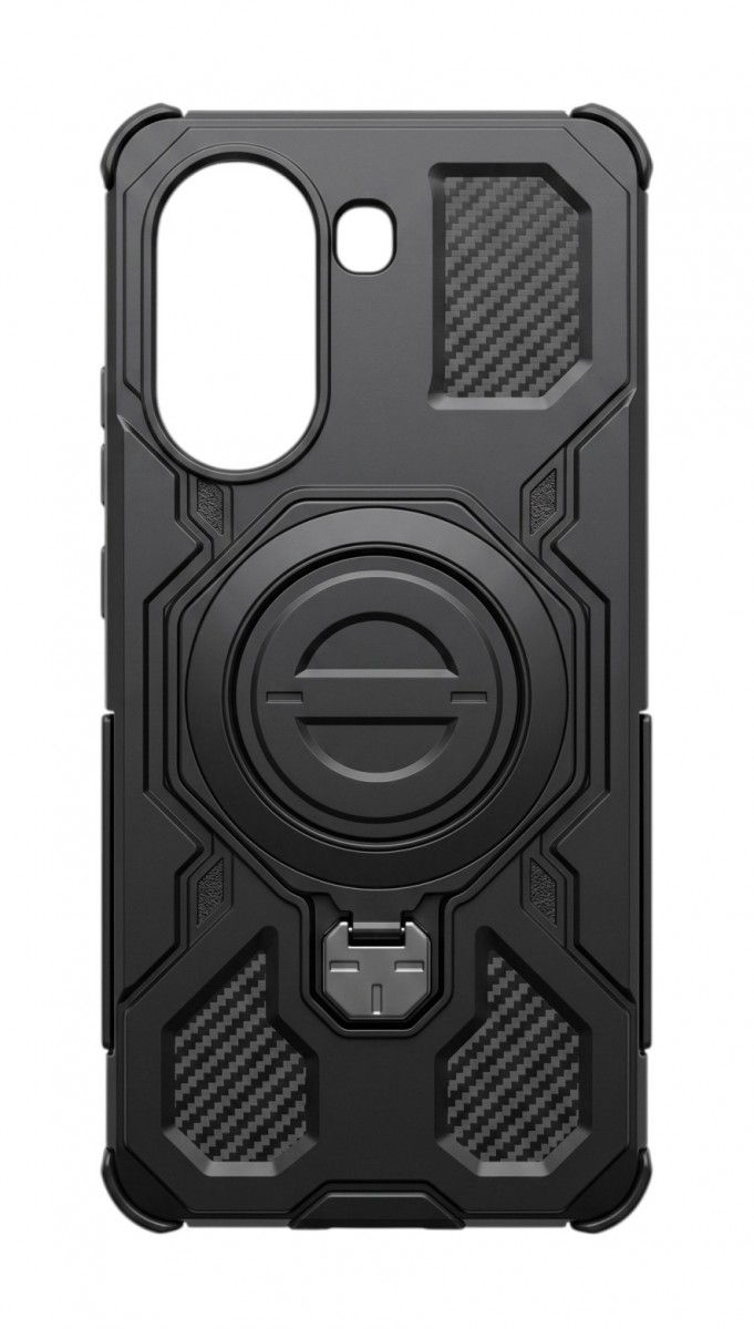 Zadní kryt TopQ Carbon Shield na mobil Xiaomi Poco X7 Pro černý