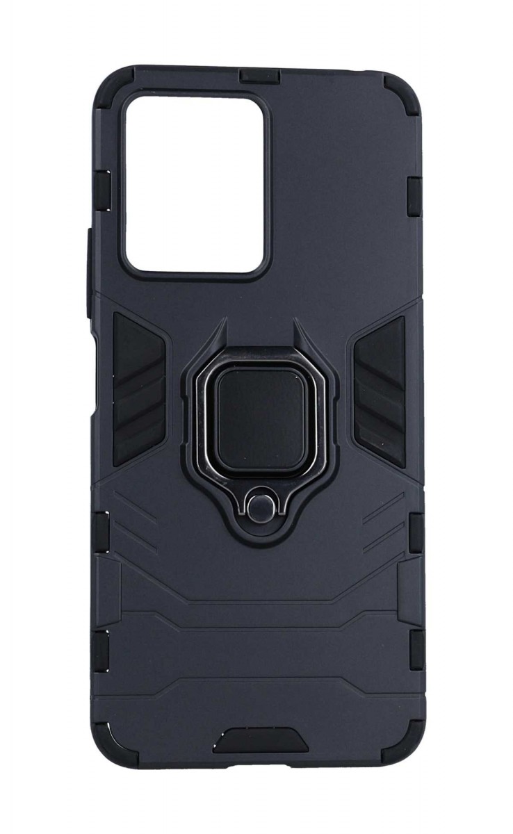 Ultra odolný zadní kryt TopQ na Xiaomi Redmi Note 12 černý s prstenem
