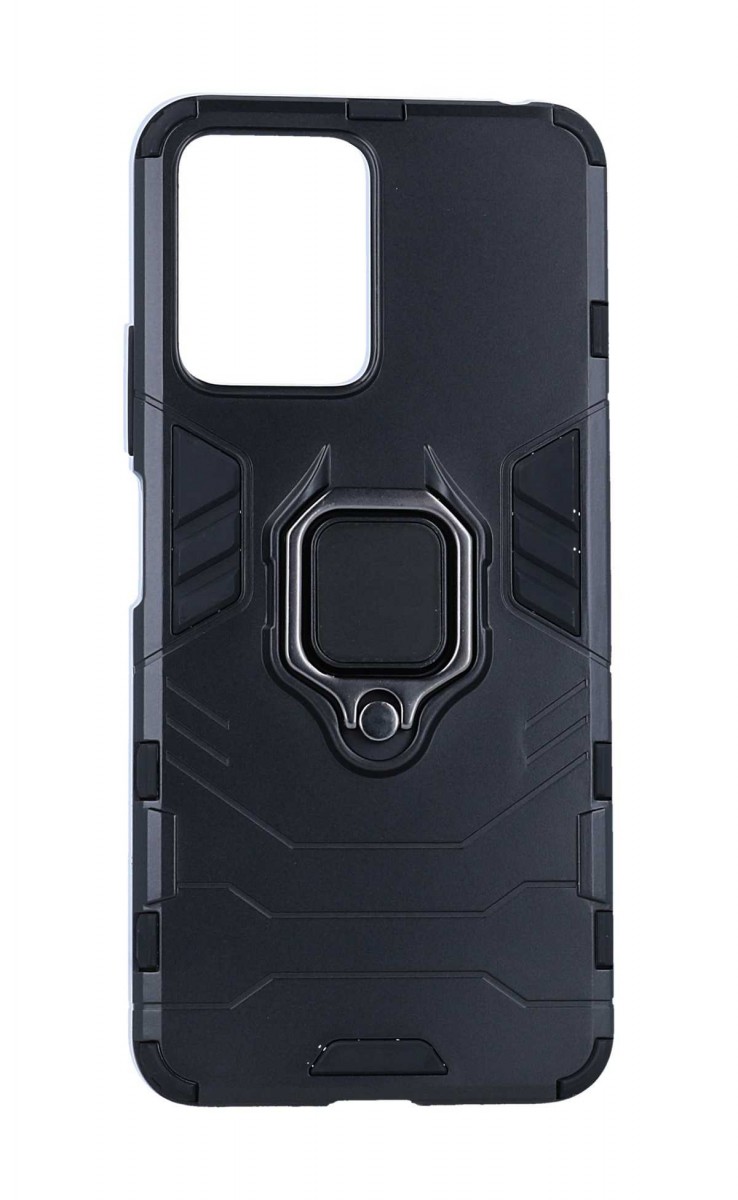 Ultra odolný zadní kryt TopQ na Xiaomi Redmi Note 12 5G černý s prstenem