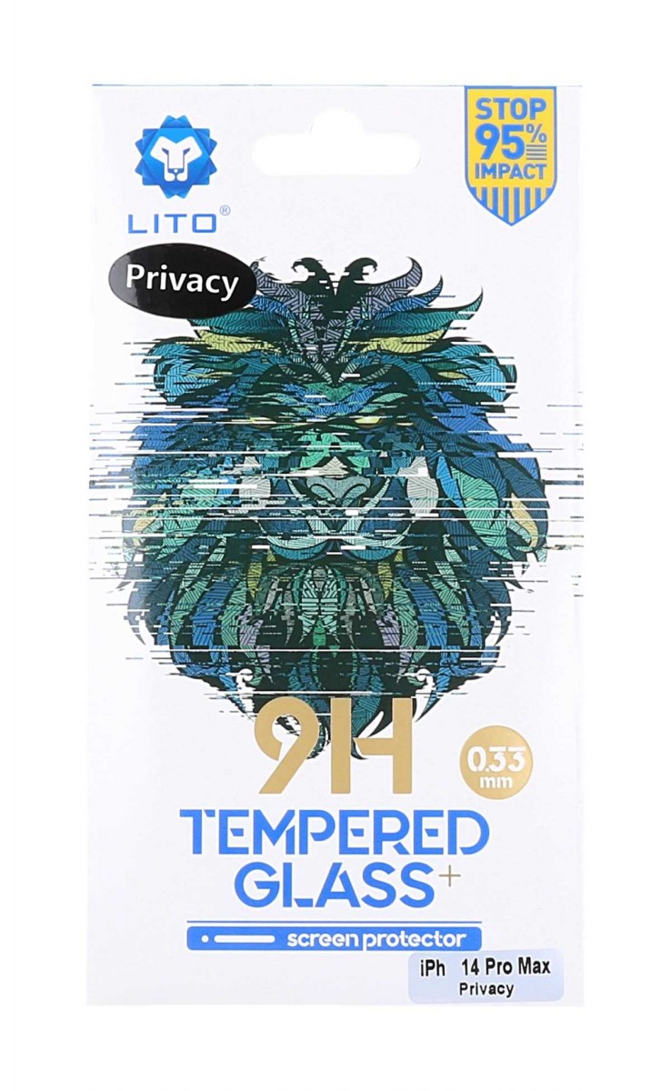 Tvrzené sklo LITO Privacy na mobil iPhone 14 Pro Max