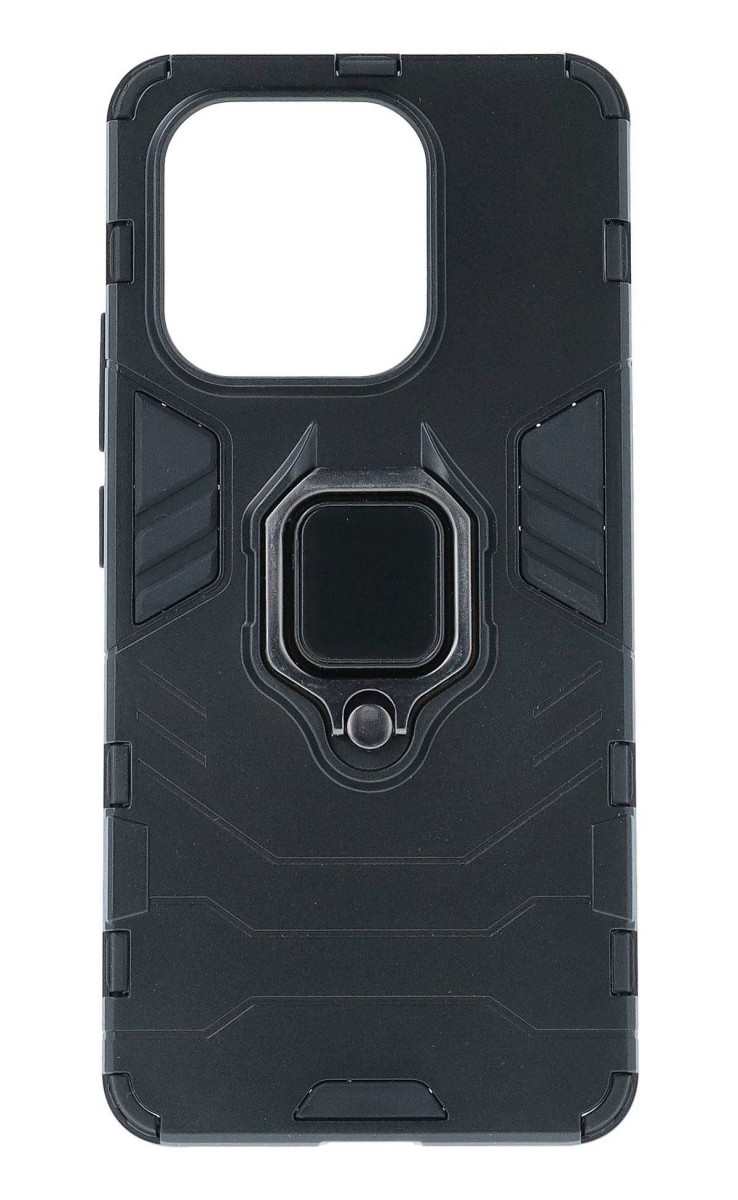 Ultra odolný zadní kryt TopQ na Xiaomi Redmi Note 13 černý s prstenem