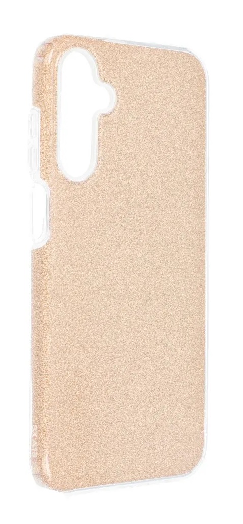 Zadní pevný kryt TopQ na mobil Samsung A55 glitter zlatý