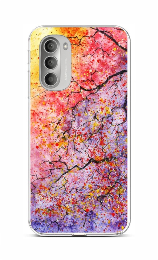 Zadní kryt TopQ na mobil Motorola Moto G51 5G Abstract Tree