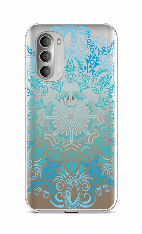Zadní kryt TopQ na mobil Motorola Moto G51 5G Blue Mandala