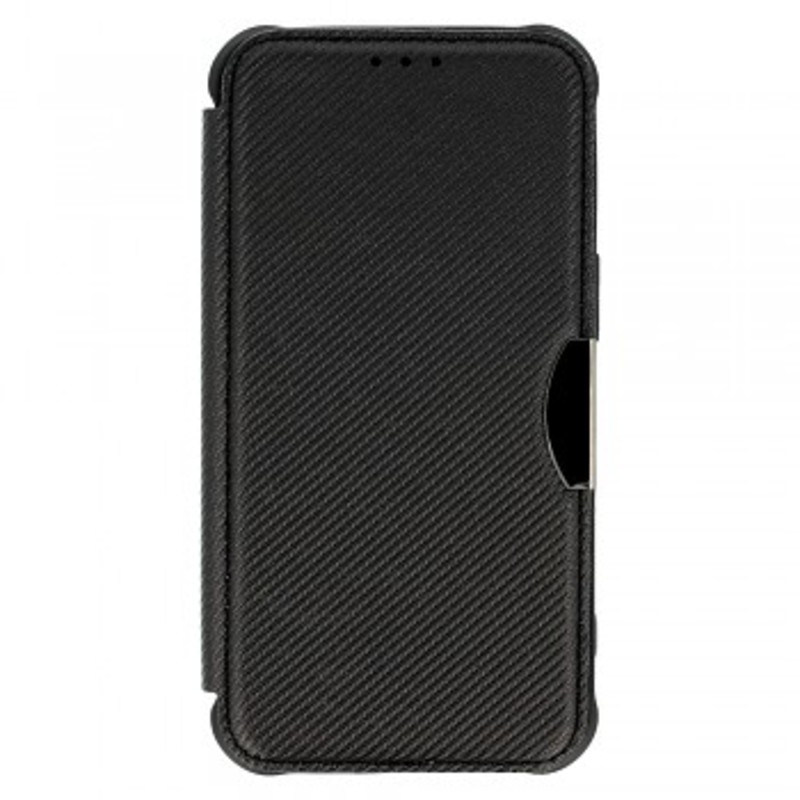 Knížkové pouzdro Razor Carbon pro Xiaomi Redmi Note 13 Pro 4G černé