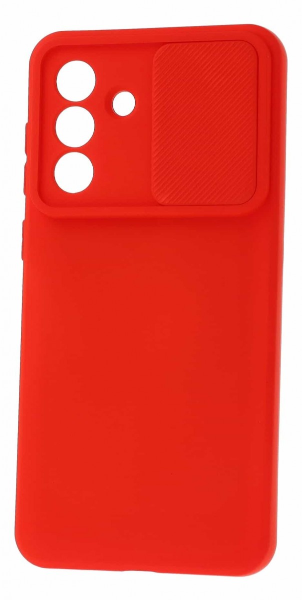 Zadní kryt Camshield Soft pro Samsung S25 červený