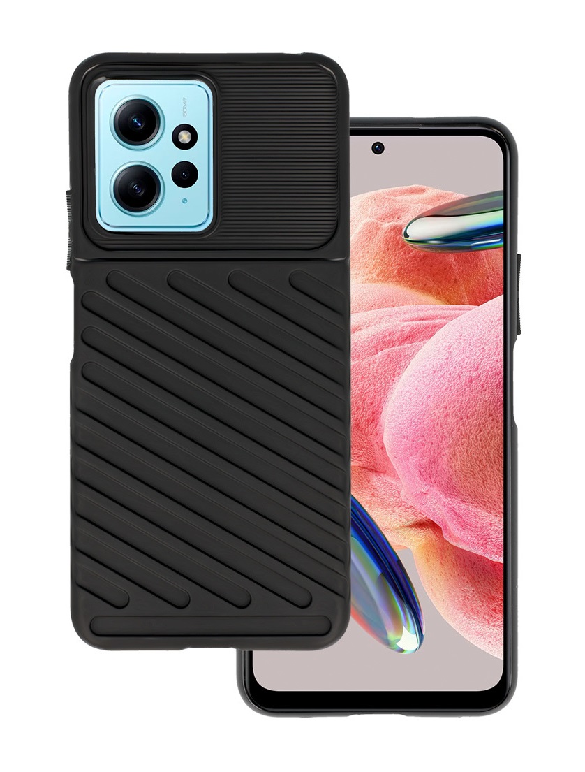 Zadní kryt TopQ Thunder na mobil Xiaomi Redmi Note 12 černý