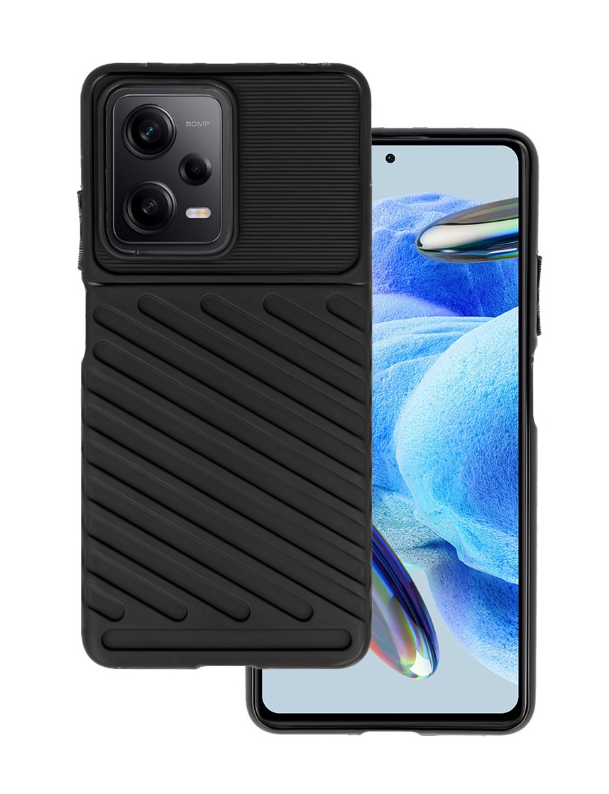 Zadní kryt TopQ Thunder na mobil Xiaomi Redmi Note 12 Pro+ 5G černý