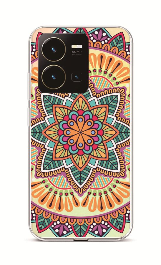 Zadní kryt TopQ na mobil Vivo Y35 Happy Mandala