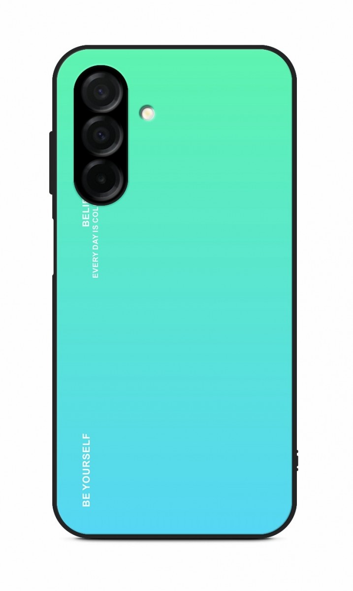 Zadní pevný kryt TopQ LUXURY na mobil Samsung A37 5G duhový zelený