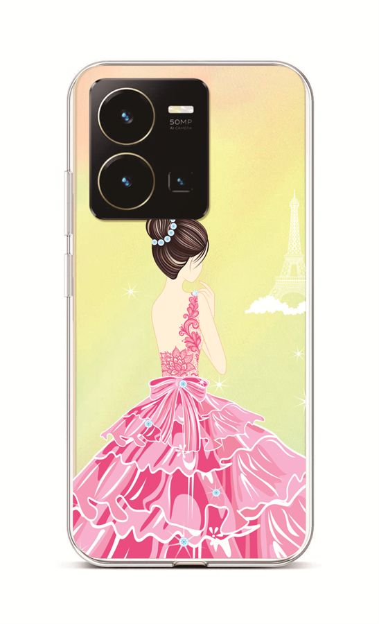 Zadní kryt TopQ na mobil Vivo Y35 Pink Princess