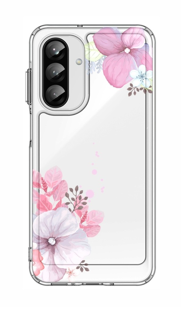 Zadní pevný kryt TopQ Image na mobil Samsung A37 5G Violet Blossom