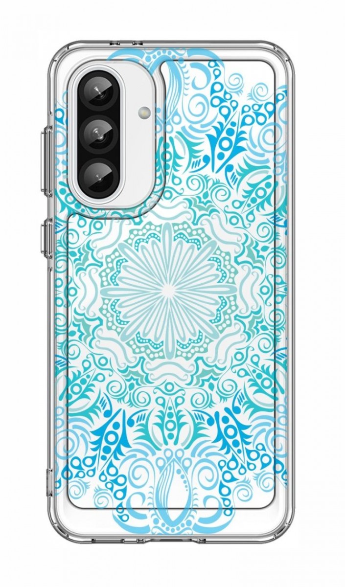 Zadní pevný kryt TopQ Image na mobil Samsung A37 5G Blue Mandala