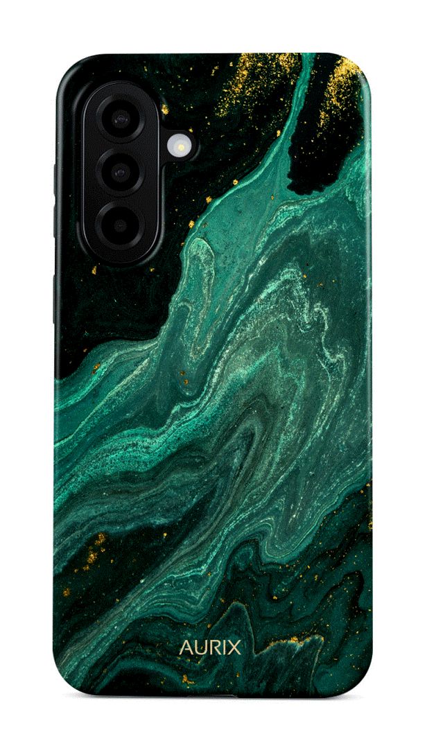 Luxusní kryt AURIX Samsung A37 5G Green Lagoon
