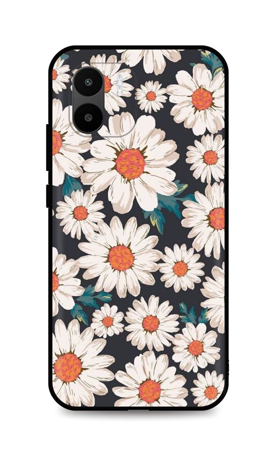 Zadní 3D kryt TopQ na mobil Xiaomi Redmi A1 Kopretiny