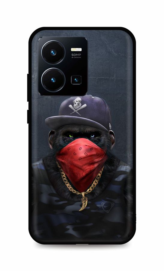 Zadní kryt TopQ DARK na mobil Vivo Y35 Monkey Gangster