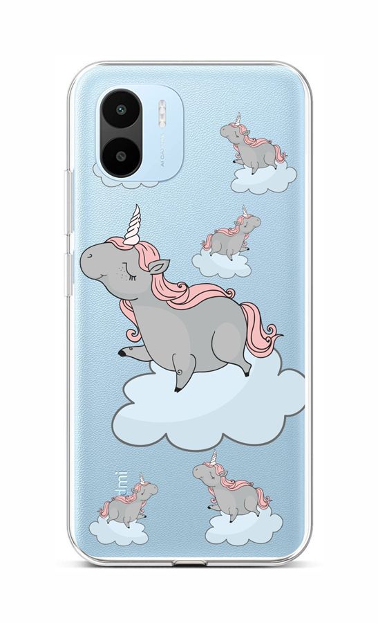 Zadní kryt TopQ na mobil Xiaomi Redmi A1 Grey Unicorns