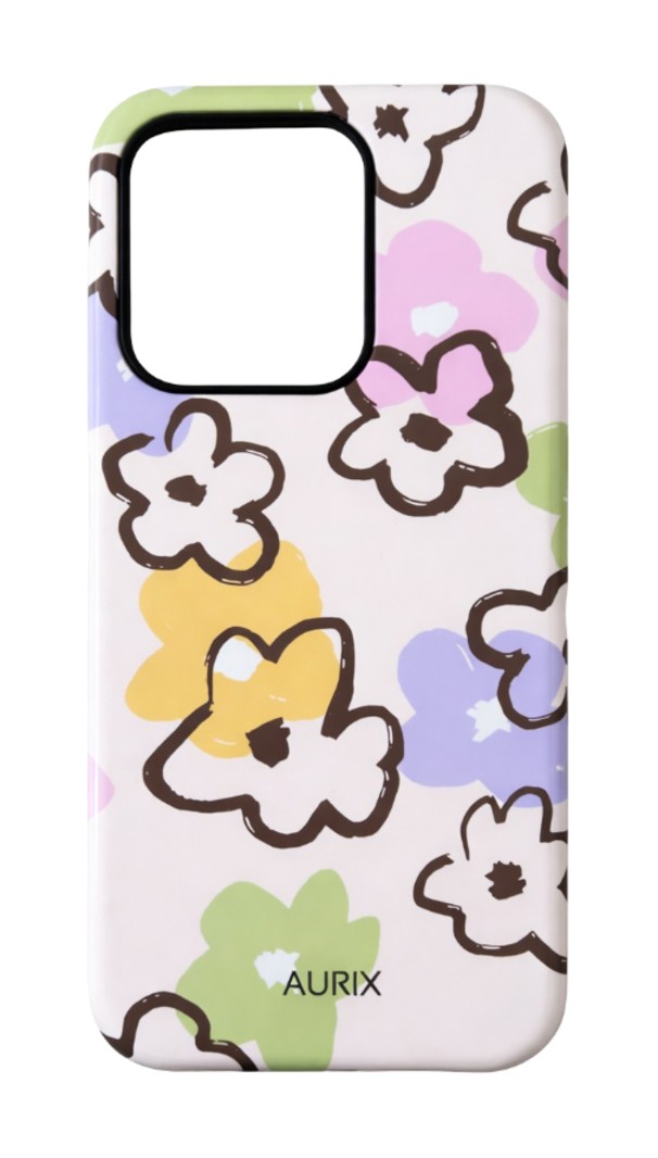Luxusní kryt AURIX Xiaomi Redmi 15C Flower Drawing
