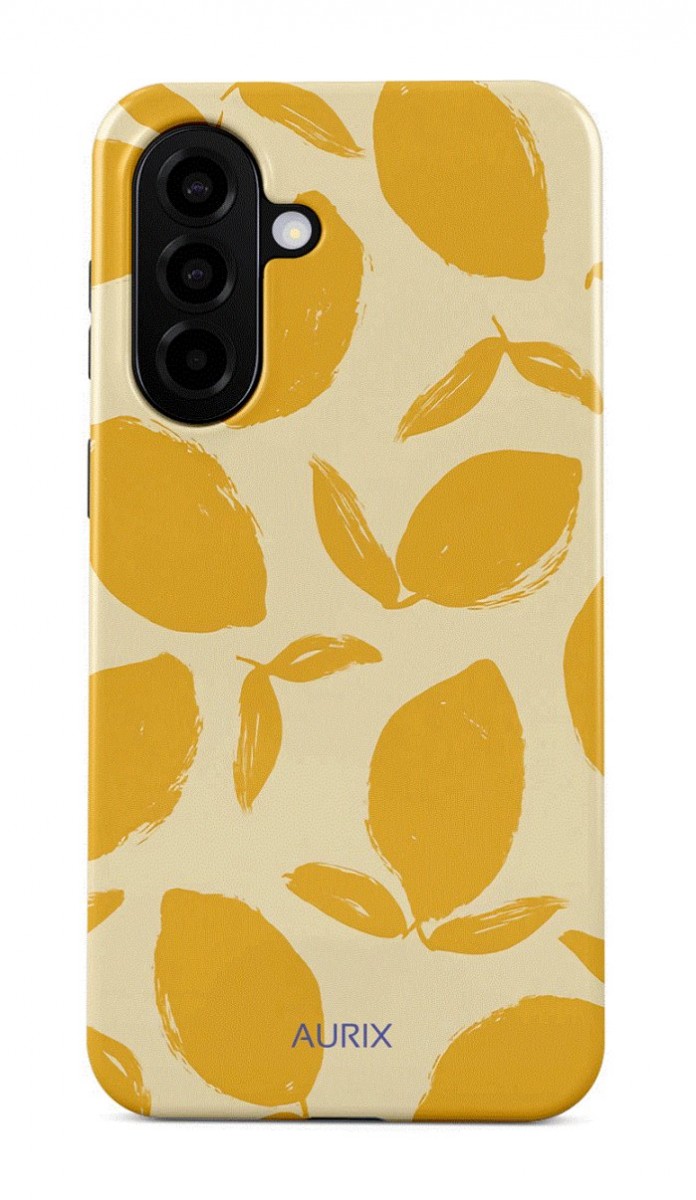 Luxusní kryt AURIX Samsung A37 5G Lemon Tart