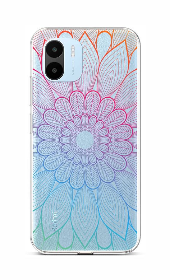 Zadní kryt TopQ na mobil Xiaomi Redmi A1 Rainbow Mandala