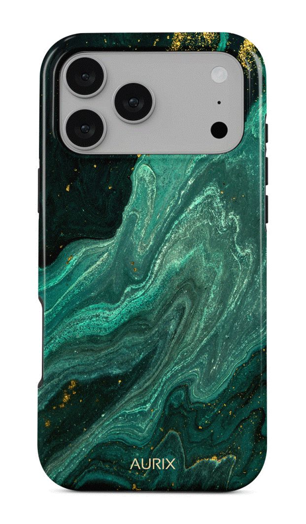 Luxusní kryt AURIX MagSafe iPhone 17 Pro Green Lagoon