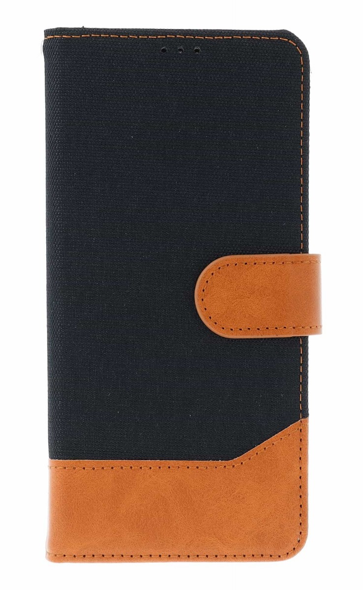 Knížkové pouzdro TopQ Jeans na mobil Xiaomi Redmi Note 14 5G černé
