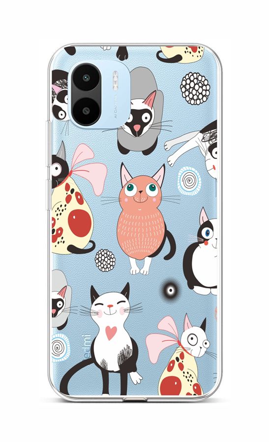 Zadní kryt TopQ na mobil Xiaomi Redmi A1 Cats 2
