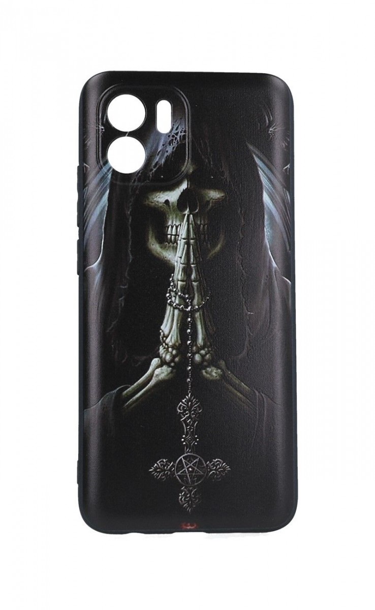 Zadní kryt TopQ DARK na mobil Xiaomi Redmi A1 Grim Reaper