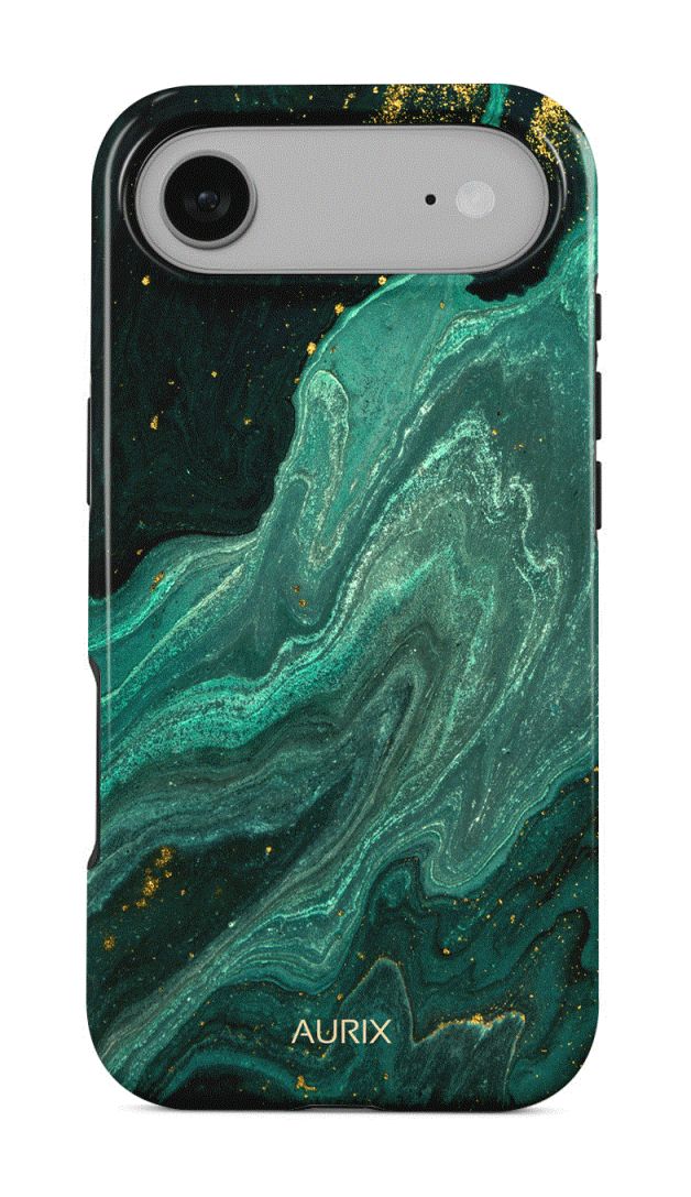 Luxusní kryt AURIX MagSafe iPhone Air Green Lagoon