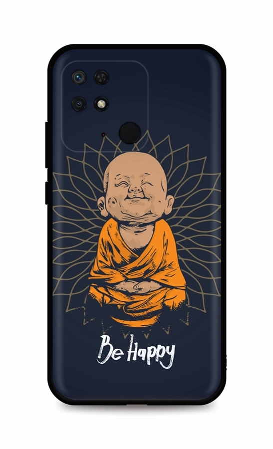 Zadní kryt TopQ DARK na mobil Xiaomi Redmi 10C Be Happy