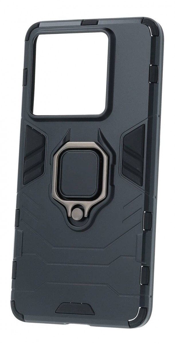 Ultra odolný zadní kryt pro Xiaomi 14T černý s prstenem