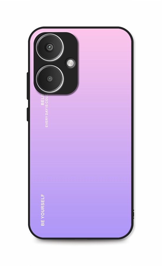 Zadní pevný kryt TopQ LUXURY na mobil Xiaomi Redmi 13C 5G duhový růžový