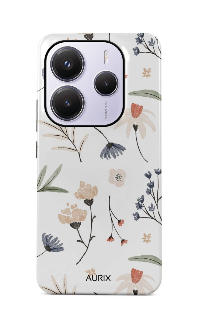 Luxusní kryt AURIX Xiaomi Redmi Note 14 5G Floral Fantasy