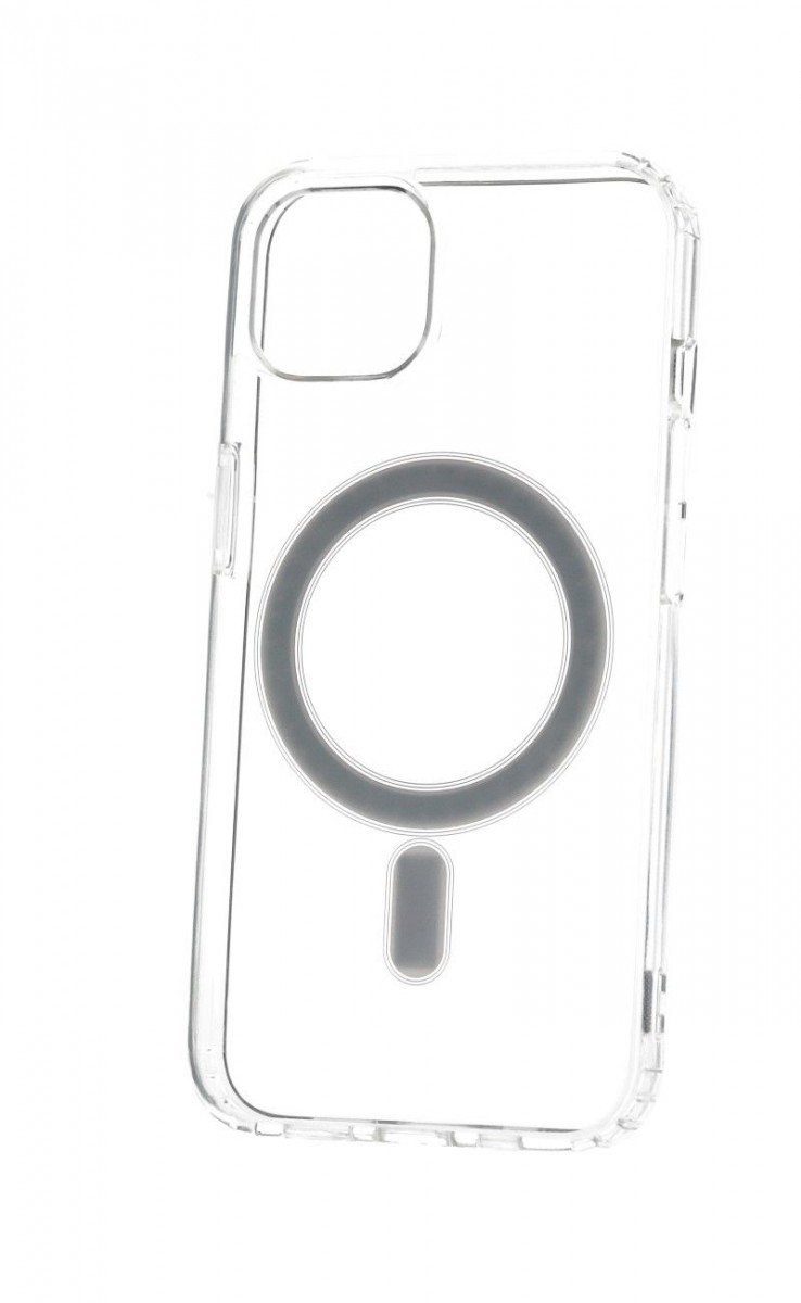 Zadní kryt Swissten Clear Jelly MagStick na mobil iPhone 13 průhledný