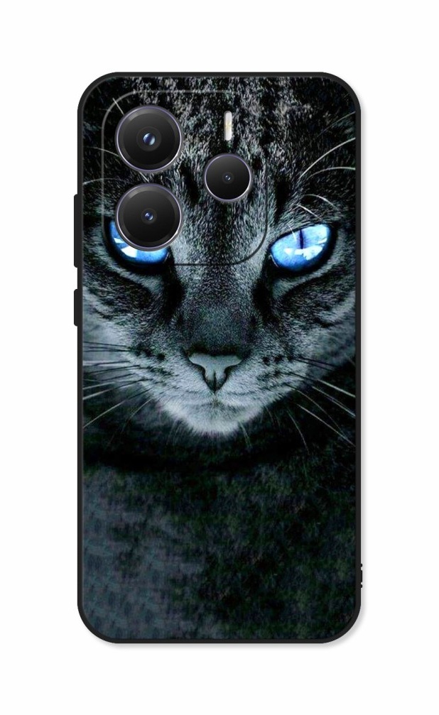 Zadní kryt TopQ DARK na mobil Xiaomi Redmi Note 14 Dark Cat