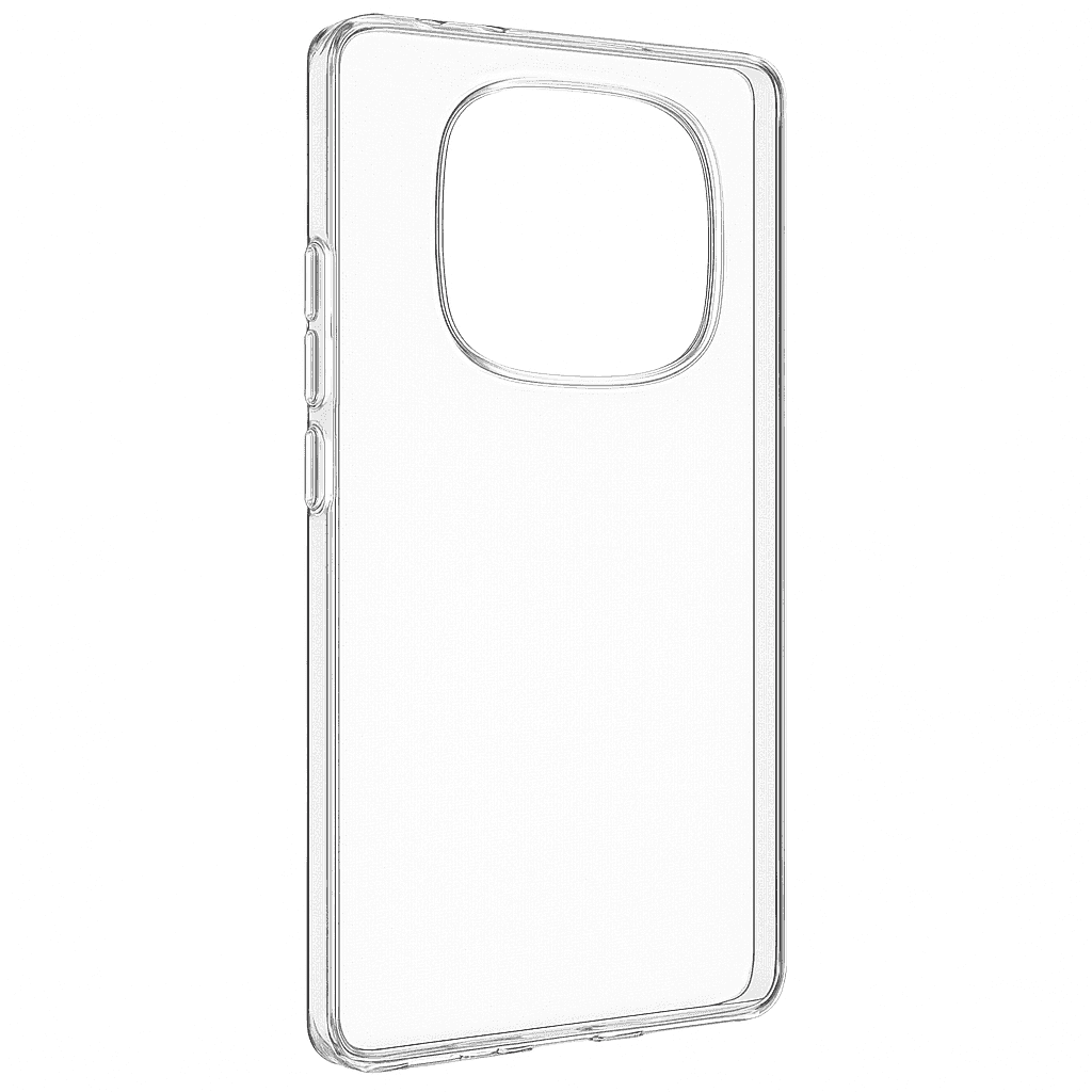 Zadní kryt TopQ na mobil Xiaomi Redmi Note 14 Pro 5G 1 mm průhledný