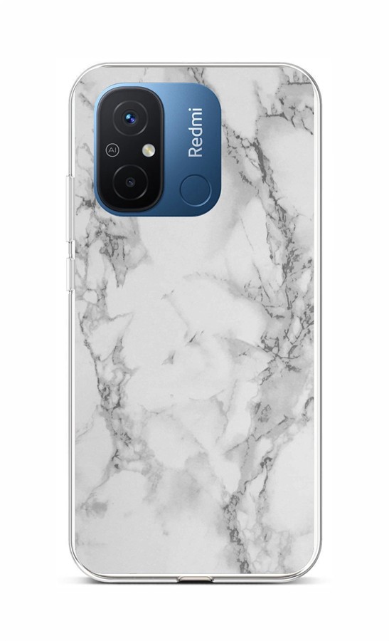 Zadní kryt TopQ STYLE na mobil Xiaomi Redmi 12C Mramor bílý