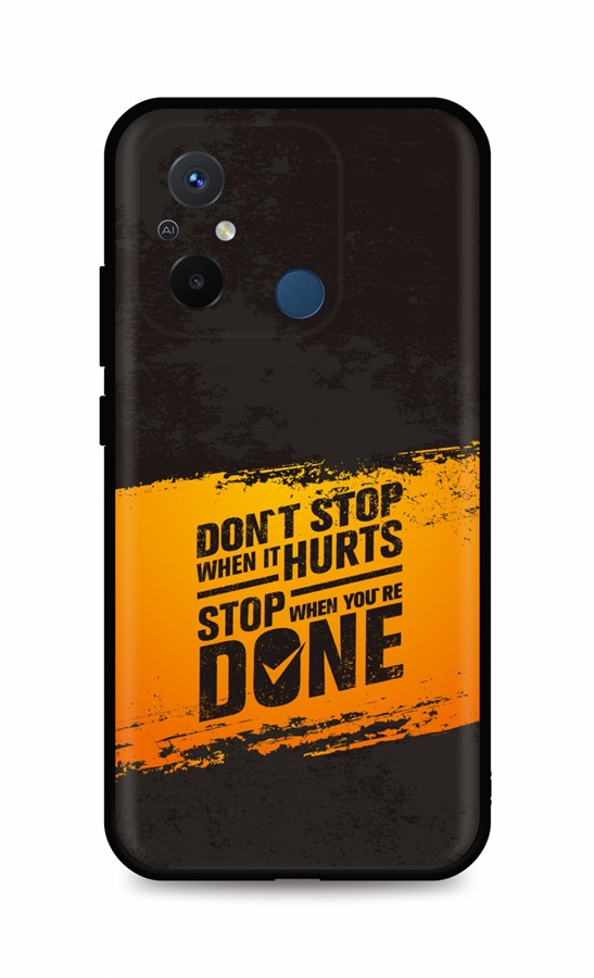 Zadní kryt TopQ DARK na mobil Xiaomi Redmi 12C Don´t Stop