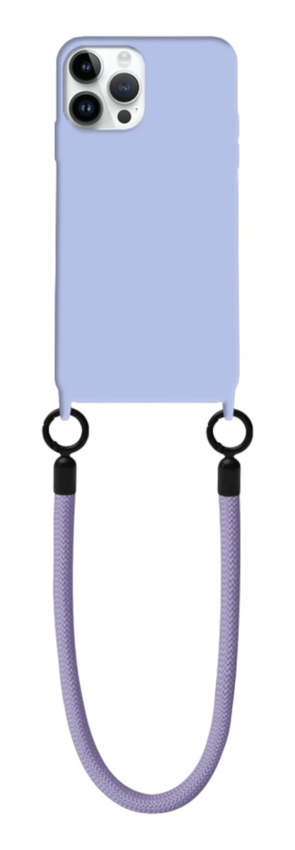 Zadní kryt TopQ Minimalist Wrist Strap na mobil iPhone 15 Pro modrý