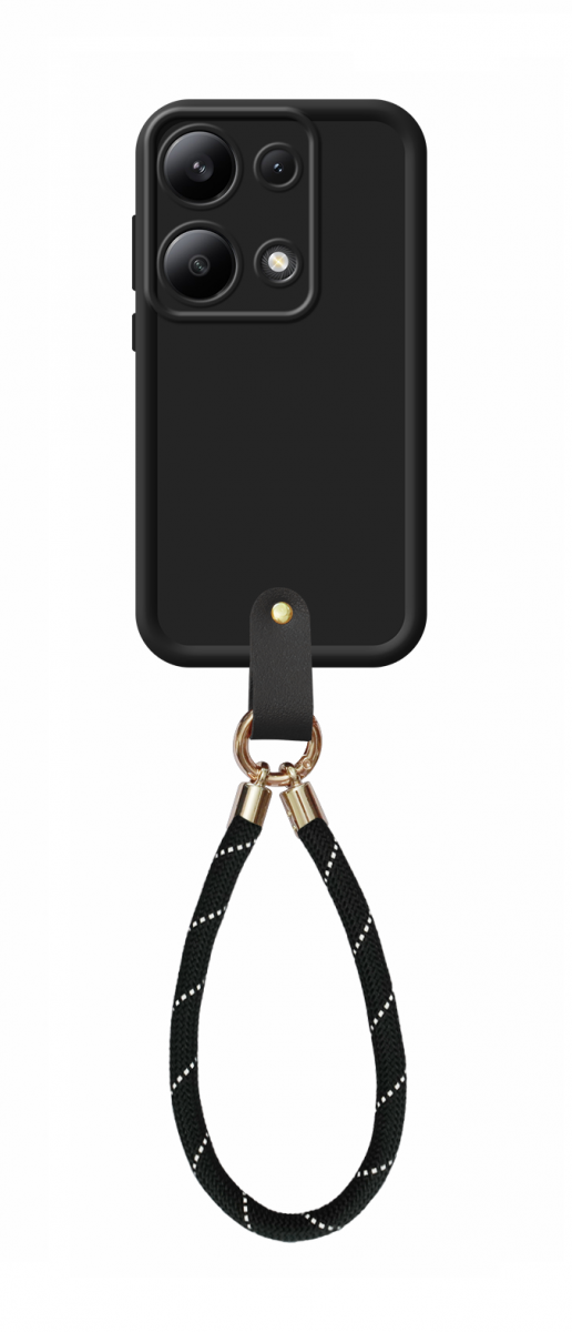 Zadní kryt TopQ Unique Wrist Strap na mobil Xiaomi Redmi Note 13 černý