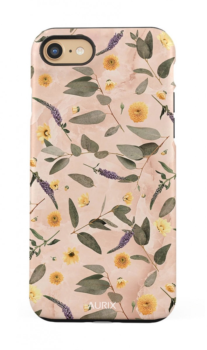 Luxusní kryt AURIX iPhone SE 2020 Summer Bloom