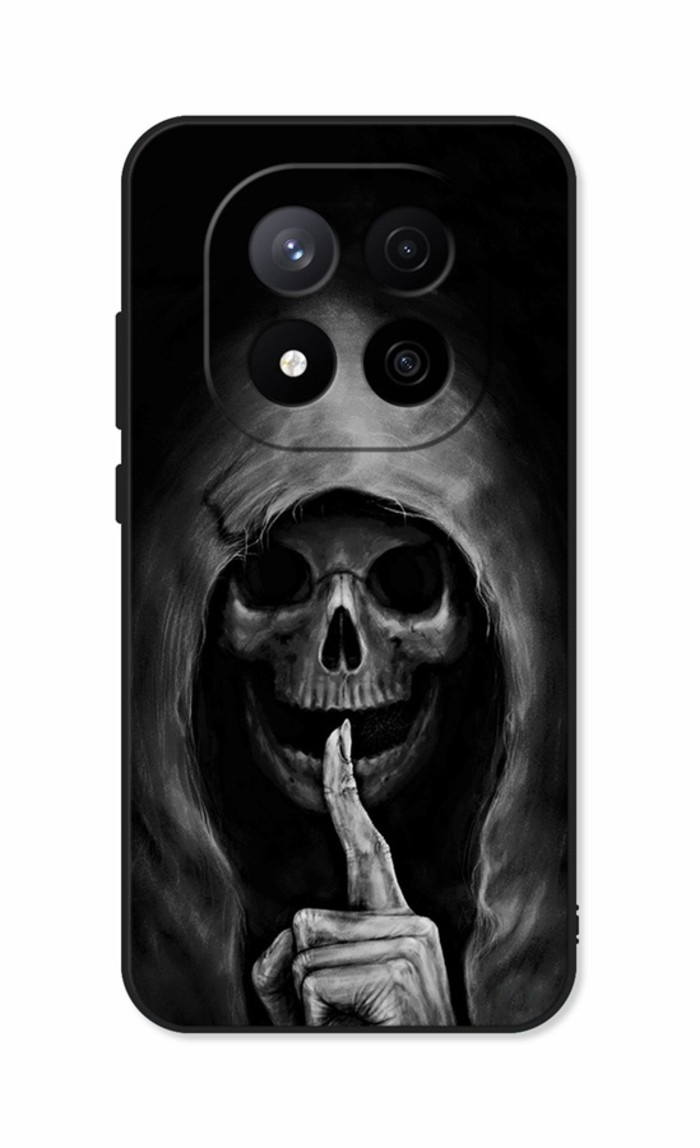 Zadní kryt TopQ DARK na mobil Xiaomi Redmi Note 14 Pro+ 5G Dark Grim Reaper