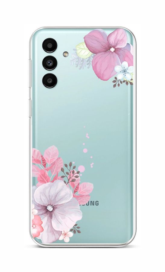 Zadní kryt TopQ na mobil Samsung A13 5G Violet Blossom